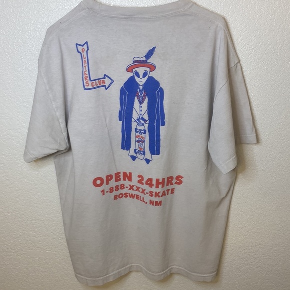 XL Alab white alien players club Roswell, NM shirt. - Picture 2 of 4